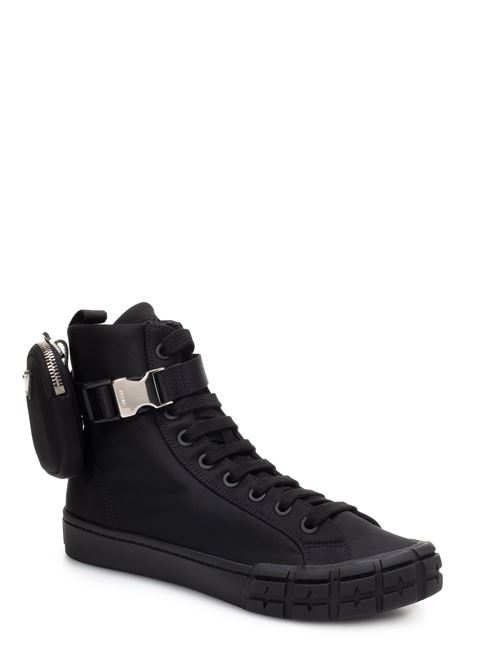 Sneakers high-top Prada Wheel in Re-Nylon PRADA | 2TG1743LFVF0002