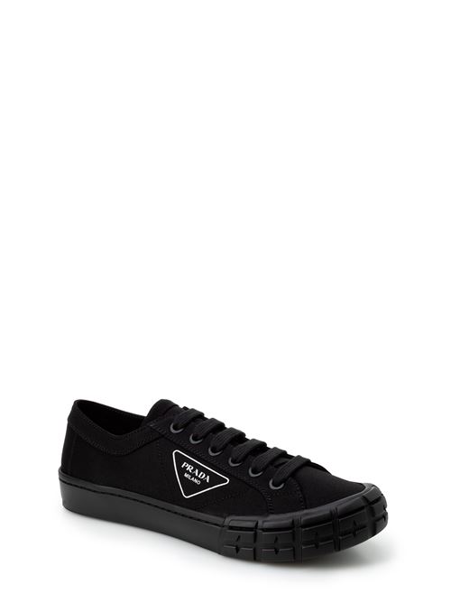 Black canvas sneakers PRADA | 2EG302GUDF0002