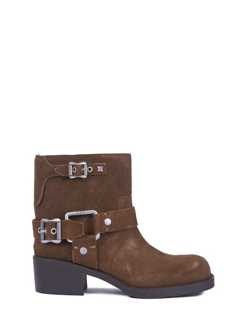 Leather TEXAS boot ASH | TEXASS03