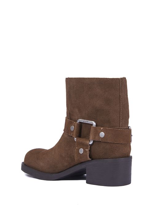 Leather TEXAS boot ASH | TEXASS03