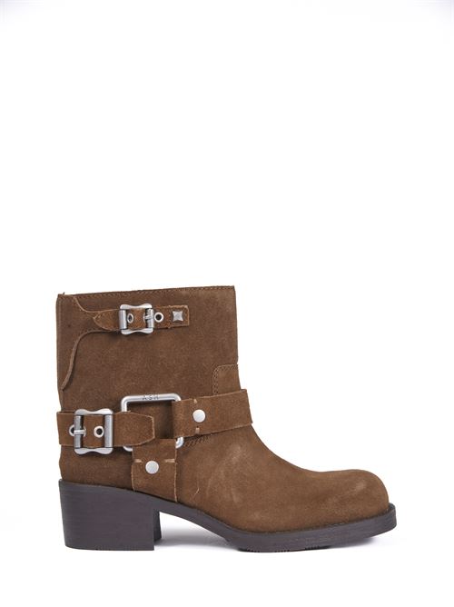 Leather TEXAS boot ASH | TEXASS03