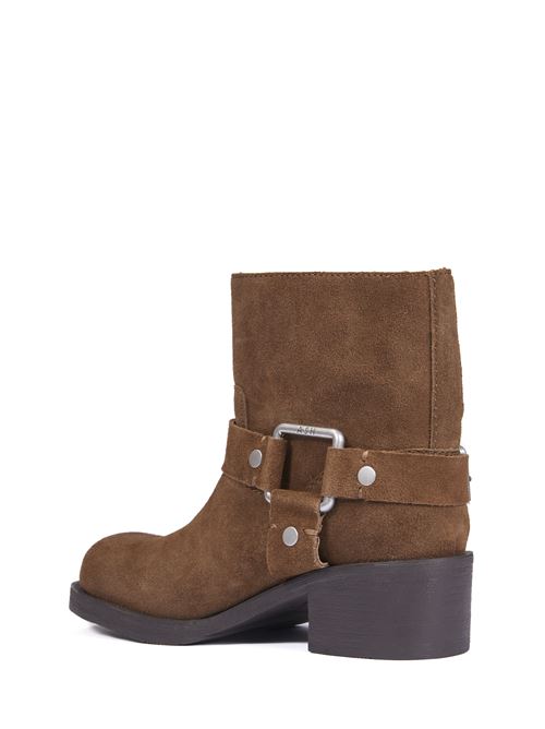 Leather TEXAS boot ASH | TEXASS03