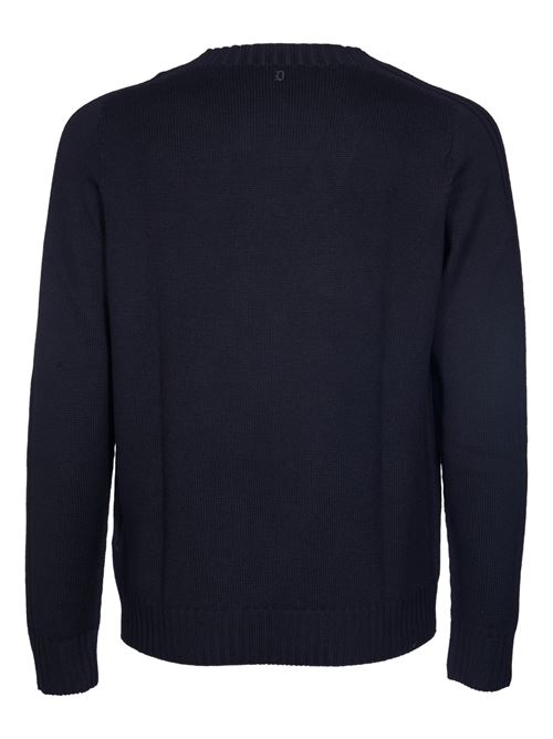 Regular crewneck in basic wool DONDUP | UT166M00856U002DU999