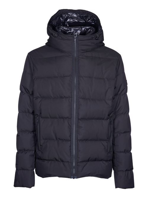 Double front down jacket in technical gabardine FAY | NAM32490620QKJB999