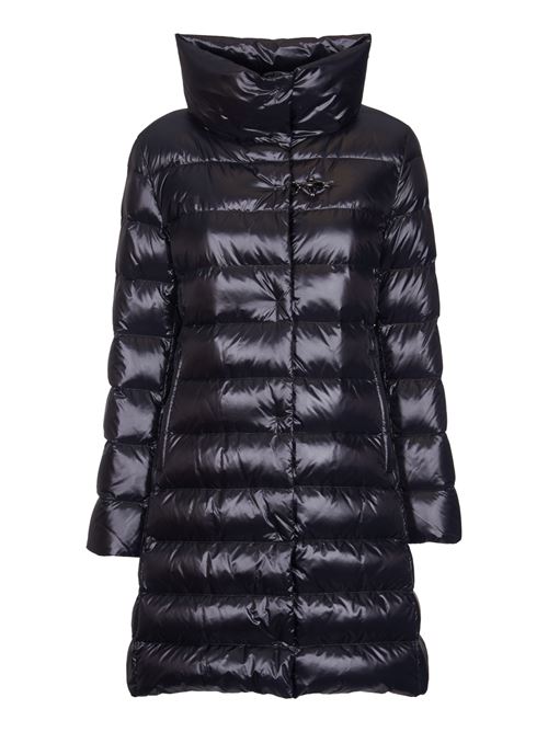 Long down jacket in black down proof nylon FAY | NAW33493500ICIB999