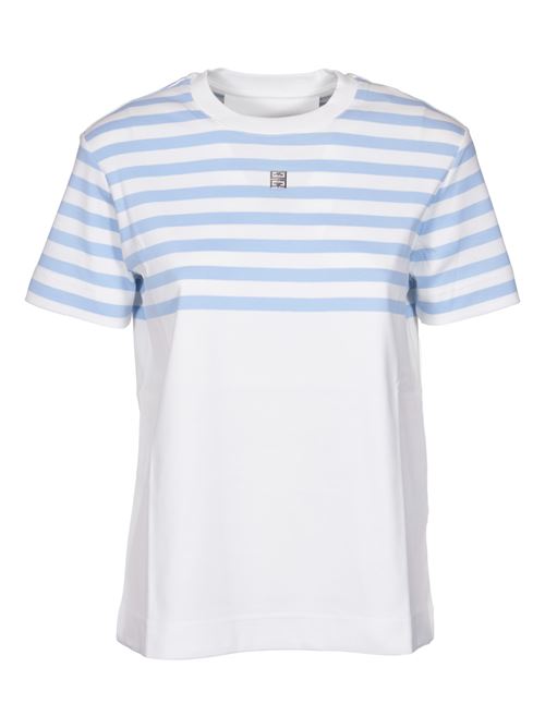 4G Slim Fit Striped T-Shirt GIVENCHY | BW70AS3YNG128