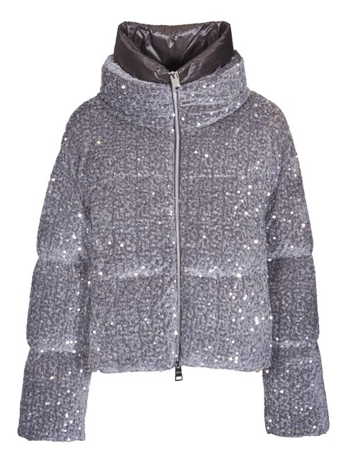 Sequined down jacket by HERNO HERNO | PI001950D12623S9406