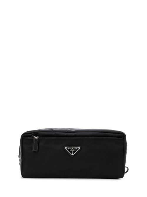 Travel pouch in Re-Nylon and Saffiano PRADA | 2NA0292DMHF0002