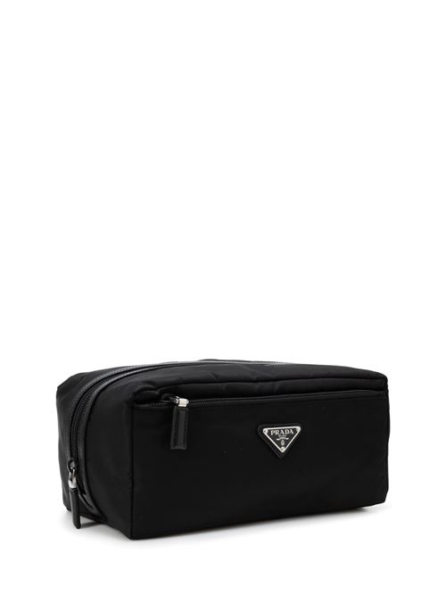 Travel pouch in Re-Nylon and Saffiano PRADA | 2NA0292DMHF0002