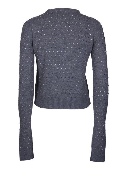 Crew-neck sweater in cashmere blend with studs SPORTMAX | 2422366112600009