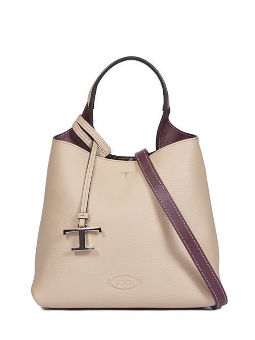 borsa a mano mini in pelle martellata TOD'S | XBWAPAA9100QNK6O44