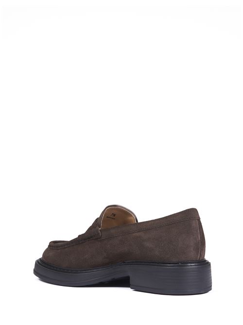 Brown suede loafers TOD'S | XXM61K0AI40RE0S800