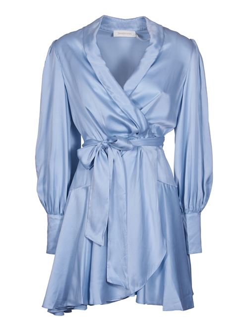 SILK WRAP MINI DRESS ZIMMERMANN | 8067DF24RPBL