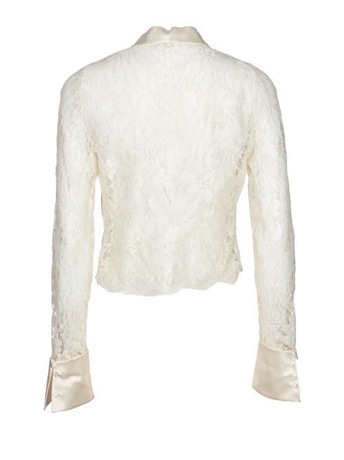 Lace blouse VALENTINO | D7700F969BIANCO