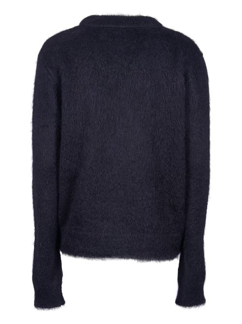 Brushed mohair sweater BALMAIN | BF0KD025KF38EAB