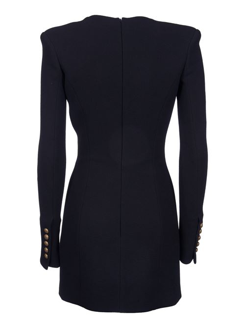 Crepe dress BALMAIN | BF0R9073WB86EAB