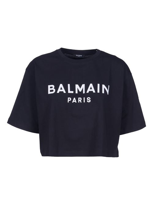 T-shirt in cotone BALMAIN | BF1EE020BB02EAB