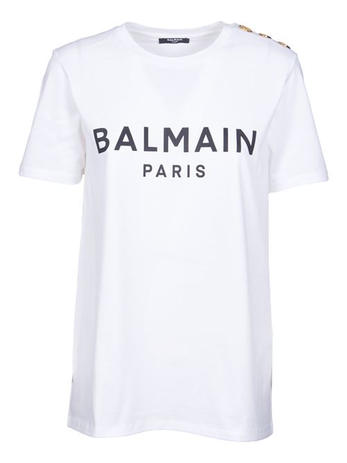 T-shirt Logo BALMAIN | BF1EF005BB02GAB