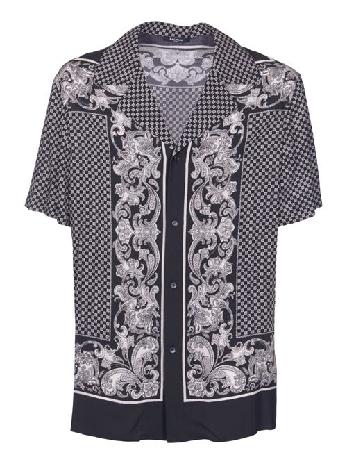 BALMAIN SHIRT WITH PAISLEY PRINT. BALMAIN | CH1HR095VE23EDK