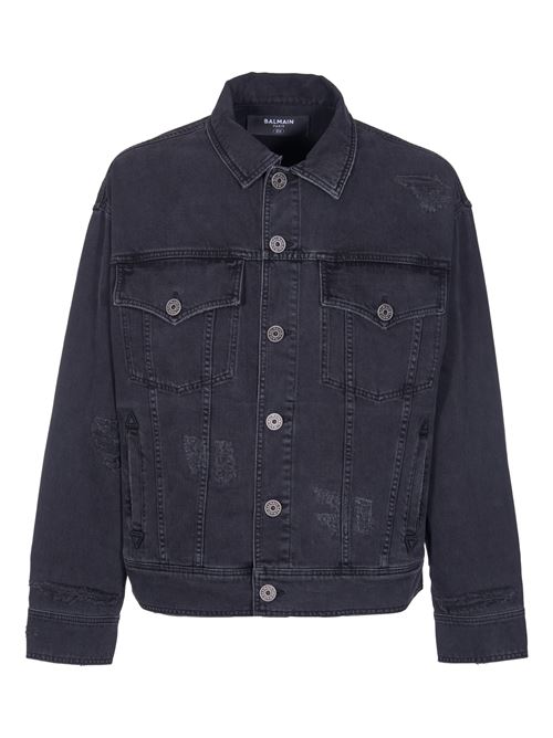 Giacca in denim BALMAIN | CH1TC300DD950PC