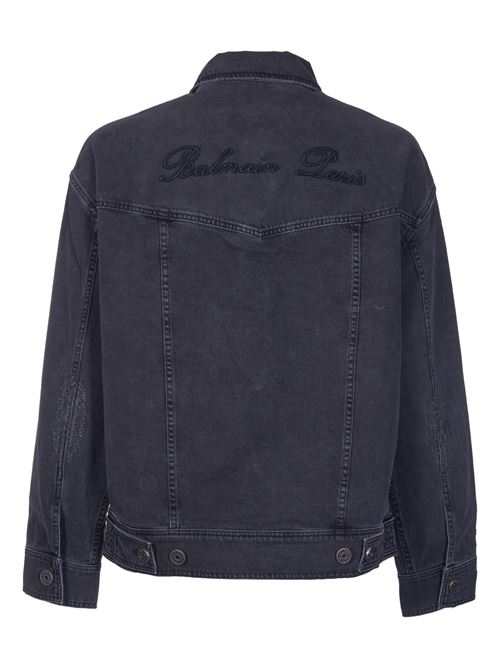 Giacca in denim BALMAIN | CH1TC300DD950PC