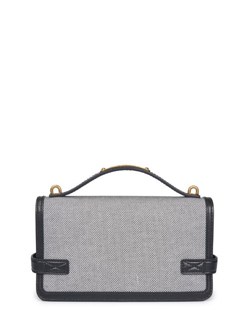 B-Buzz 24 bag in canvas and leather BALMAIN | CN1DA829TMSYEAB