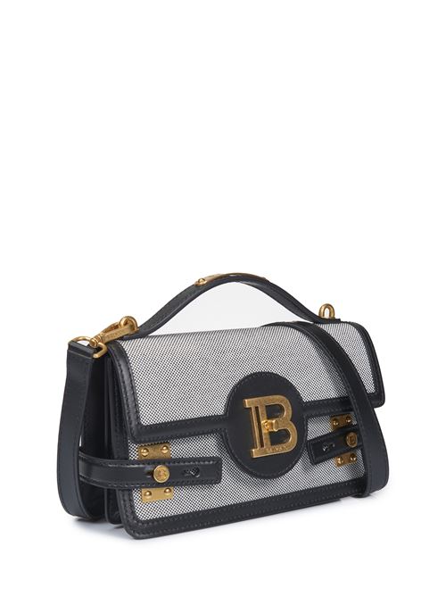 B-Buzz 24 bag in canvas and leather BALMAIN | CN1DA829TMSYEAB