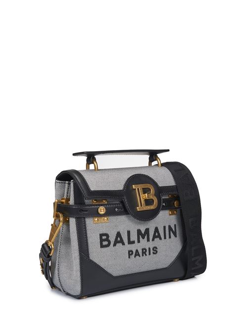 Borsa B-Buzz 23 in tela e pelle BALMAIN | CN1DB530TMSYEAB