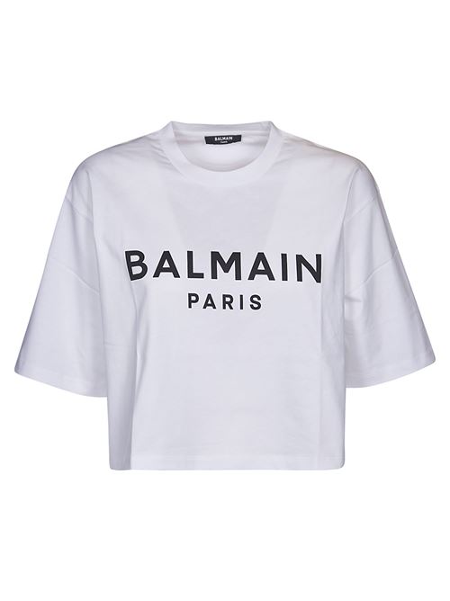 T-shirt in cotone BALMAIN | BF1EE020BB02GAB