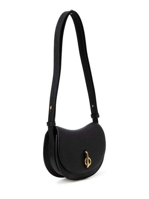 mini 'rocking horse' bag in black leather BURBERRY | 8081165A1189