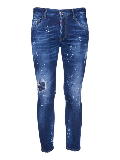 Blue Jeans Sparkle Patch DSQUARED2 | S71LB1416S30342470