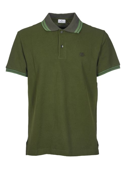 POLO A RIGHE CON LOGO ETRO | MRMD0007AC174V9524