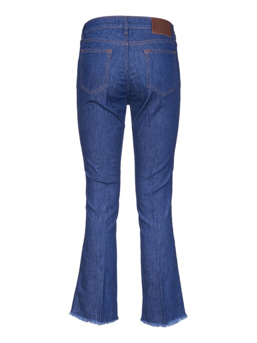 Jeans In Denim Stretch Con Zip FAY | NTW8648520LVWVU608