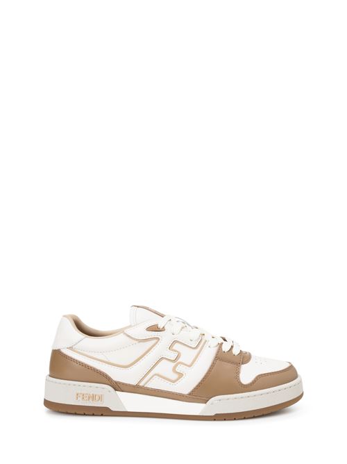 FENDI MATCH SNEAKERS IN SMOOTH LEATHER FENDI | 7E1643AOMNF1NJ1