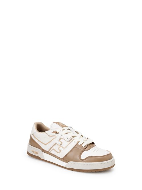 FENDI MATCH SNEAKERS IN SMOOTH LEATHER FENDI | 7E1643AOMNF1NJ1