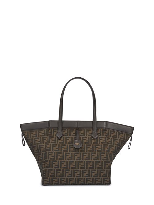 Fendi Origami LargeBorsa trasformabile in tessuto FF jacquard marrone FENDI | 8BH415AFPMF1GL7