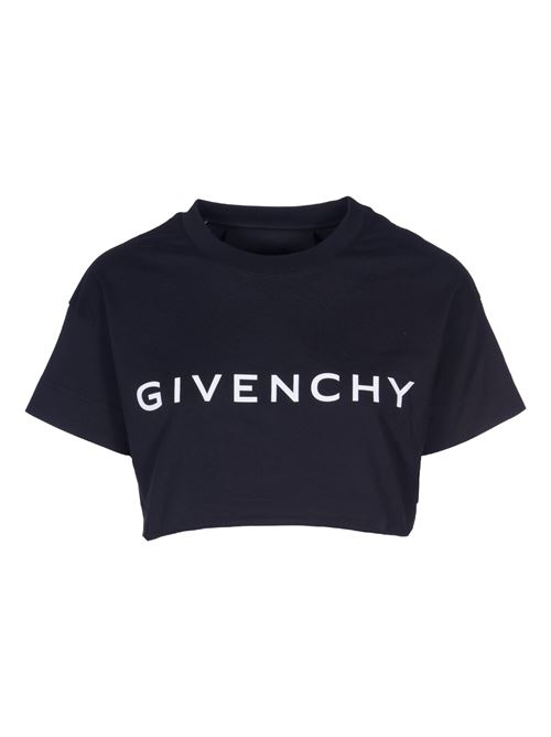 cropped cr tee GIVENCHY | BW70C53YAC001