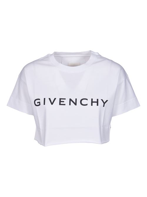 cropped cr tee GIVENCHY | BW70C53YAC100