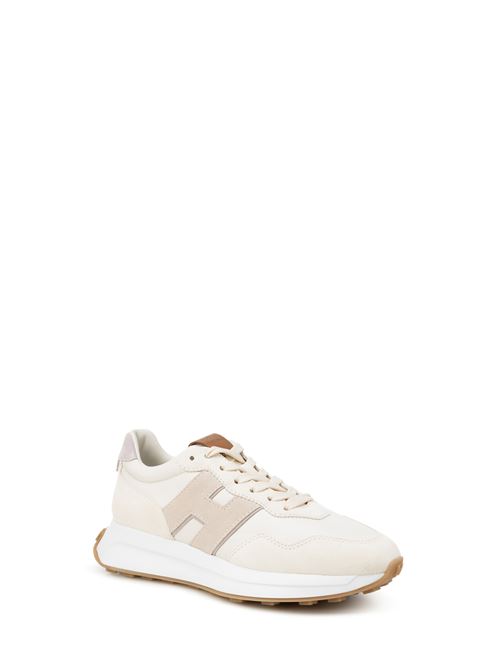 White beige women's sneakers HOGAN | HXW6410EH41T640SUW