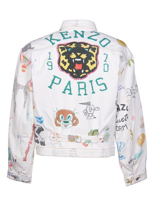 Drawn Varsity trucker jacket KENZO | FE55DV3039I3MU