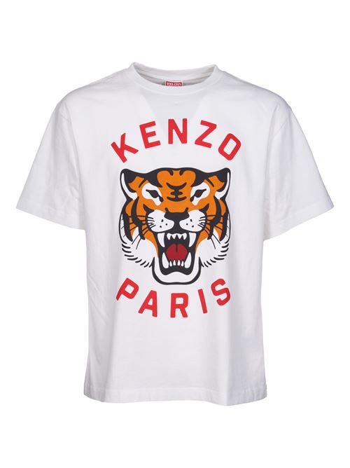 Lucky Tiger T-shirt KENZO | FE58TS0064SG02