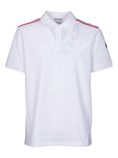 Polo shirt with stripes MONCLER | 8A0002089A16002