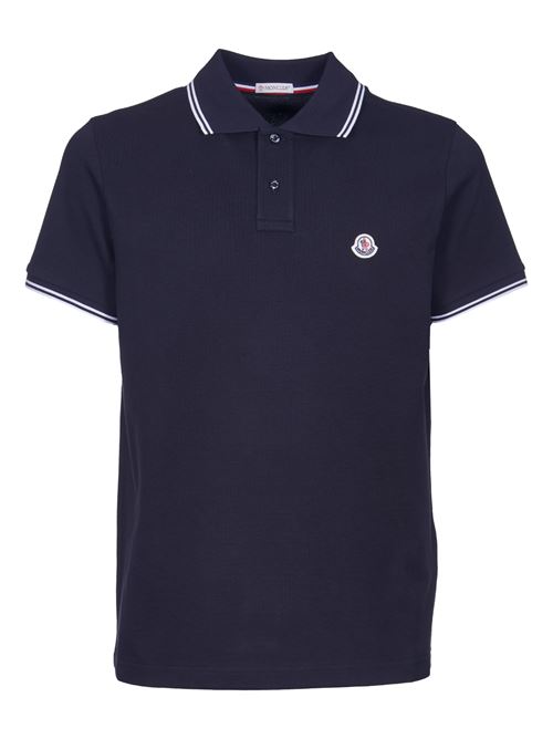 Polo shirt with logo MONCLER | 8A000258455677X