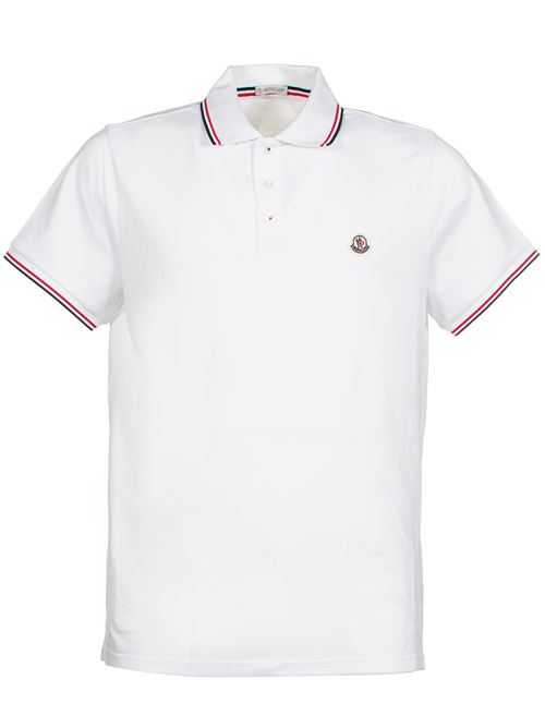 Cotton polo shirt MONCLER | 8A7030084556001