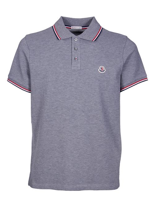 Cotton polo shirt MONCLER | 8A7030084556984