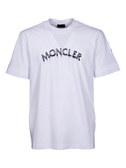 Organic cotton T-shirt MONCLER | 8C0000289A17001