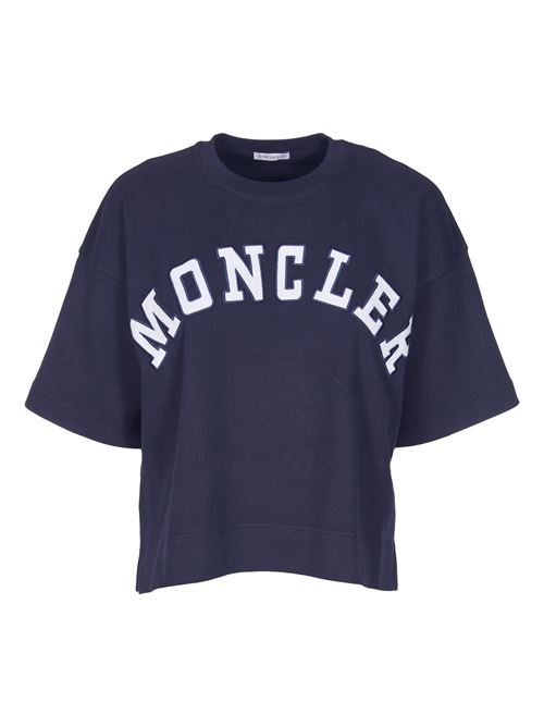 T-SHIRT LOGATA MONCLER | 8C0001889AJ0778