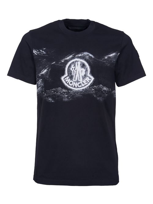 T-SHIRT WITH LOGO MOTIF MONCLER | 8C0005089AKK998