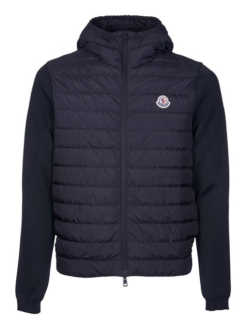 PADDED KNITTED CARDIGAN WITH HOOD MONCLER | 9B00009M1124999