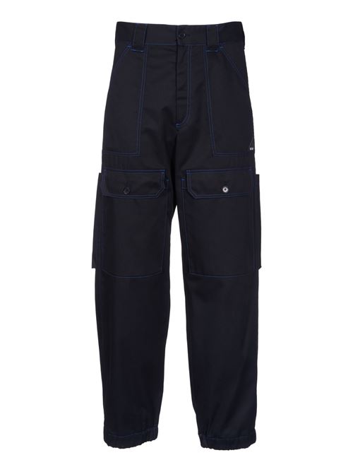 Pantaloni con cuciture a contrasto MSGM | 3540MP10I23751499